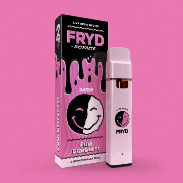 FRYD Extracts Disposable Cart – 2g Liquid Diamonds Live Resin Vape in premium flavor packaging