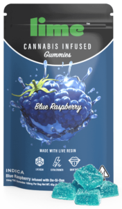 Blue-Raspberry lime gummies 