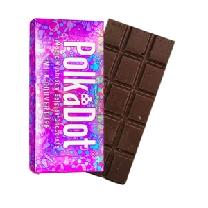 Polkadot mushroom chocolate bar