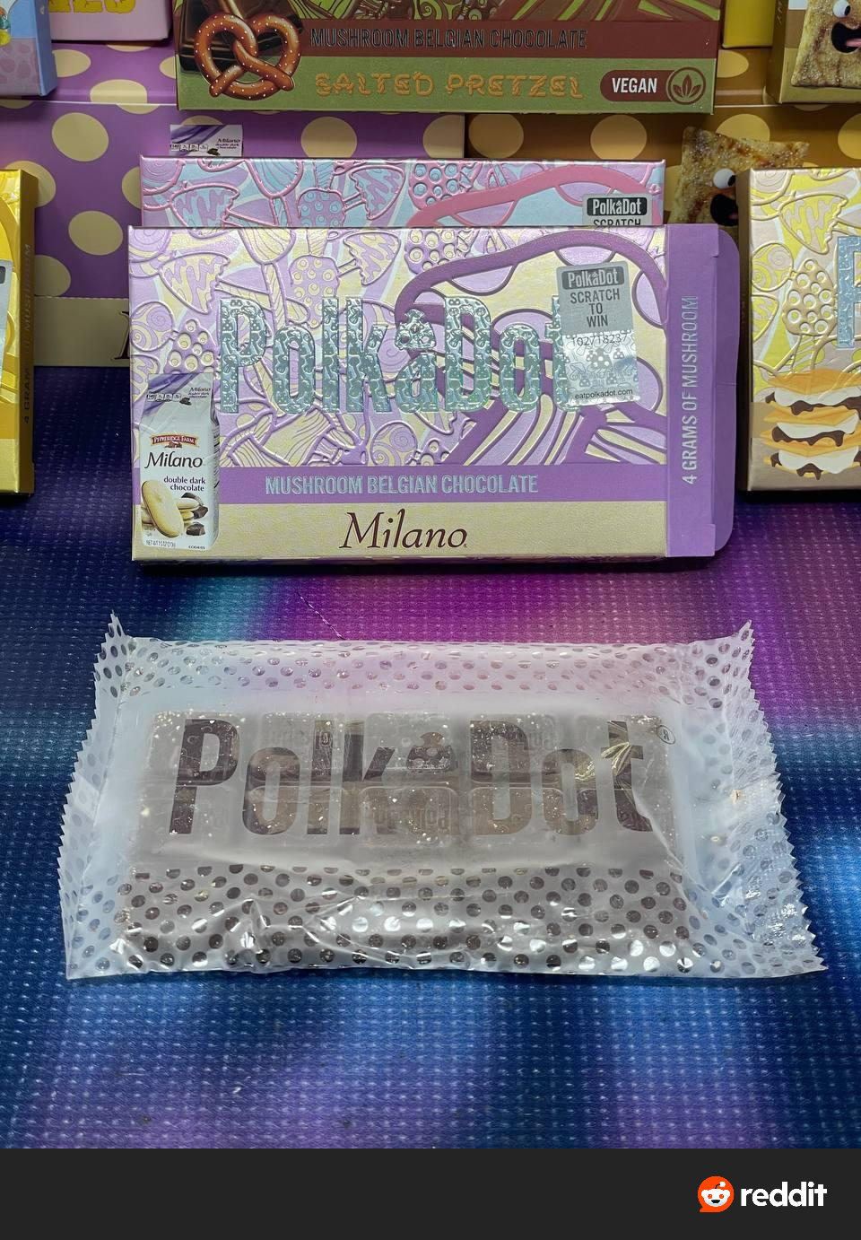 Polkadot mushroom chocolate bar - Image 5